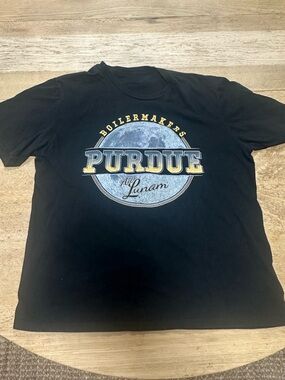 Purdue Boilermakers Black Graphic Tee